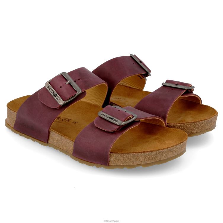 bordeaux sandal 2H84687 Haflinger kvinner andrea