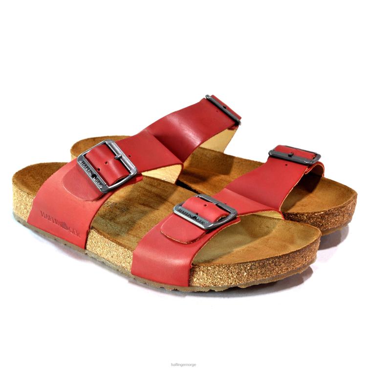 rød sandal 2H84698 Haflinger kvinner andrea - mote