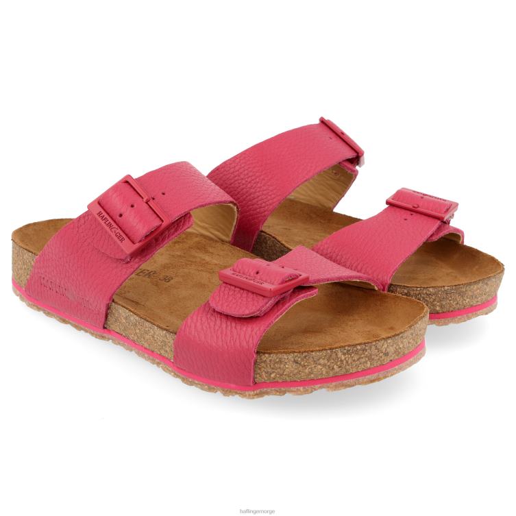 rosa rullestein sandal 2H846100 Haflinger kvinner andrea - mønster