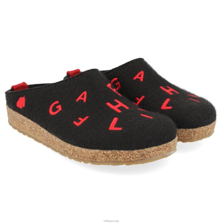 svart tette 2H84634 Haflinger menn bokstaver